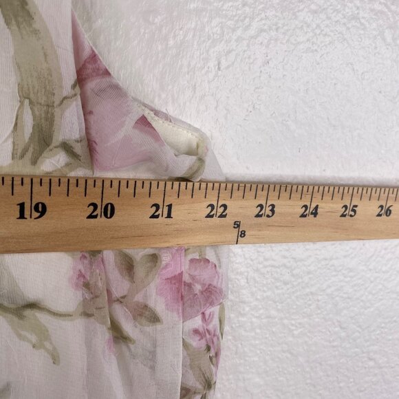 Ursula of Switzerland Dress White 18W Sleeveless Maxi Flora Romantic MOTB Whimsy - Picture 13 of 14